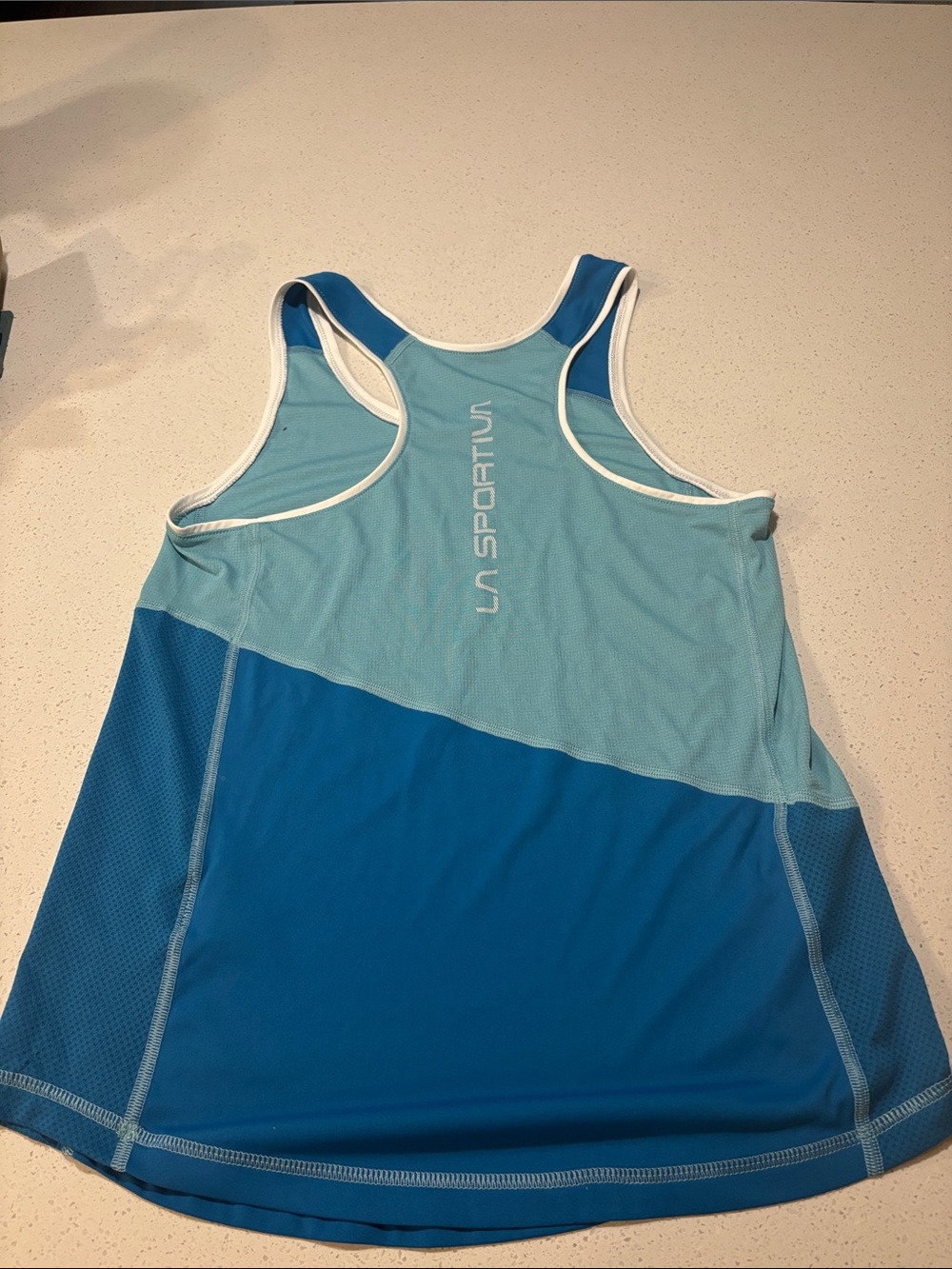 La Sportiva Two-Tone Light and Royal Blue Racerback Tank